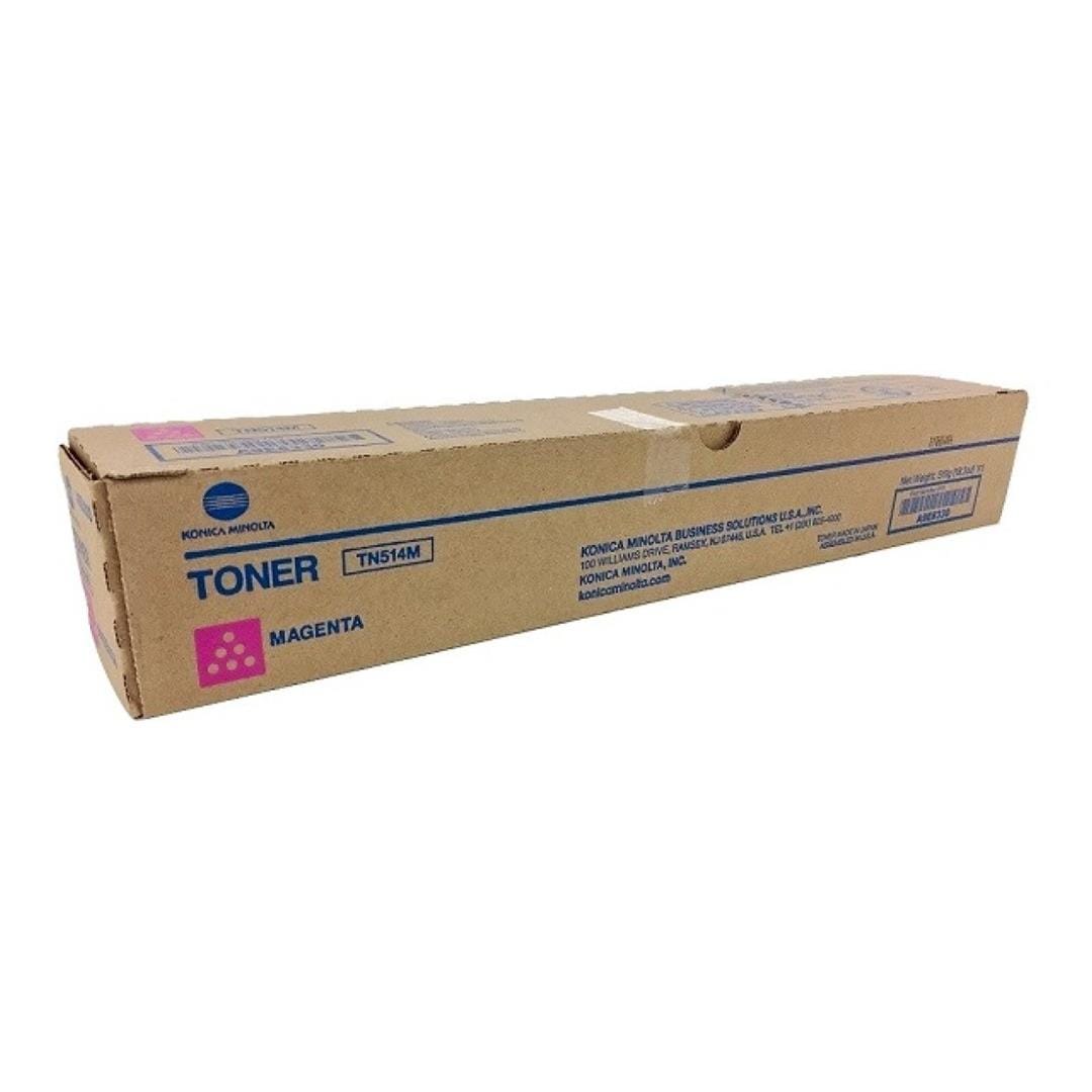 Konica Minolta Magenta Toner Cartridge 26,000 Pages Original TN-514M Single-pack