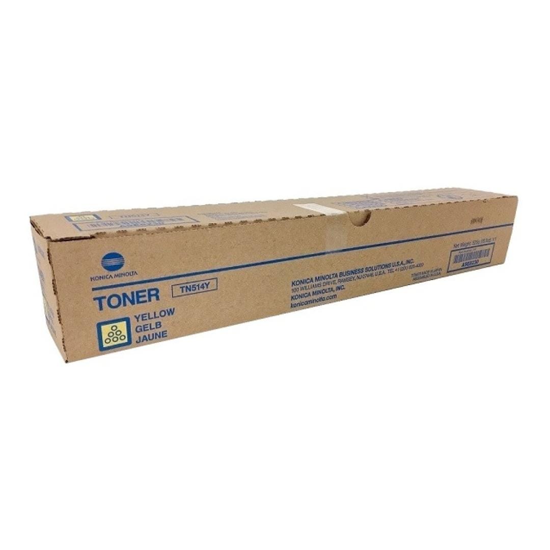 Konica Minolta Yellow Toner Cartridge 26,000 Pages Original TN-514Y Single-pack
