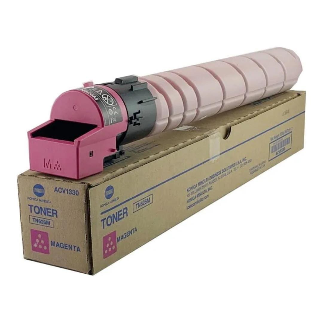 Konica Minolta TN626M Magenta Toner Cartridge 28,000 pages Original TN-626M Single-pack