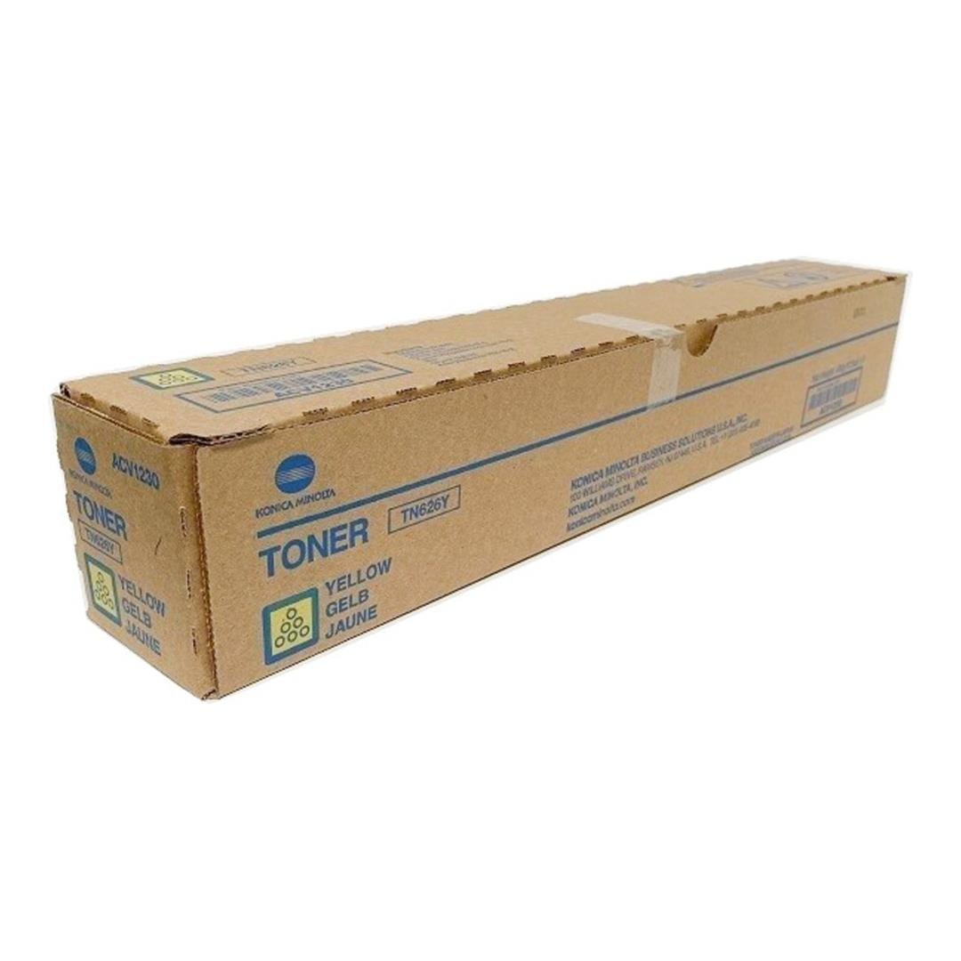 Konica Minolta TN626Y Yellow Toner Cartridge 28,000 pages Original TN-626Y Single-pack