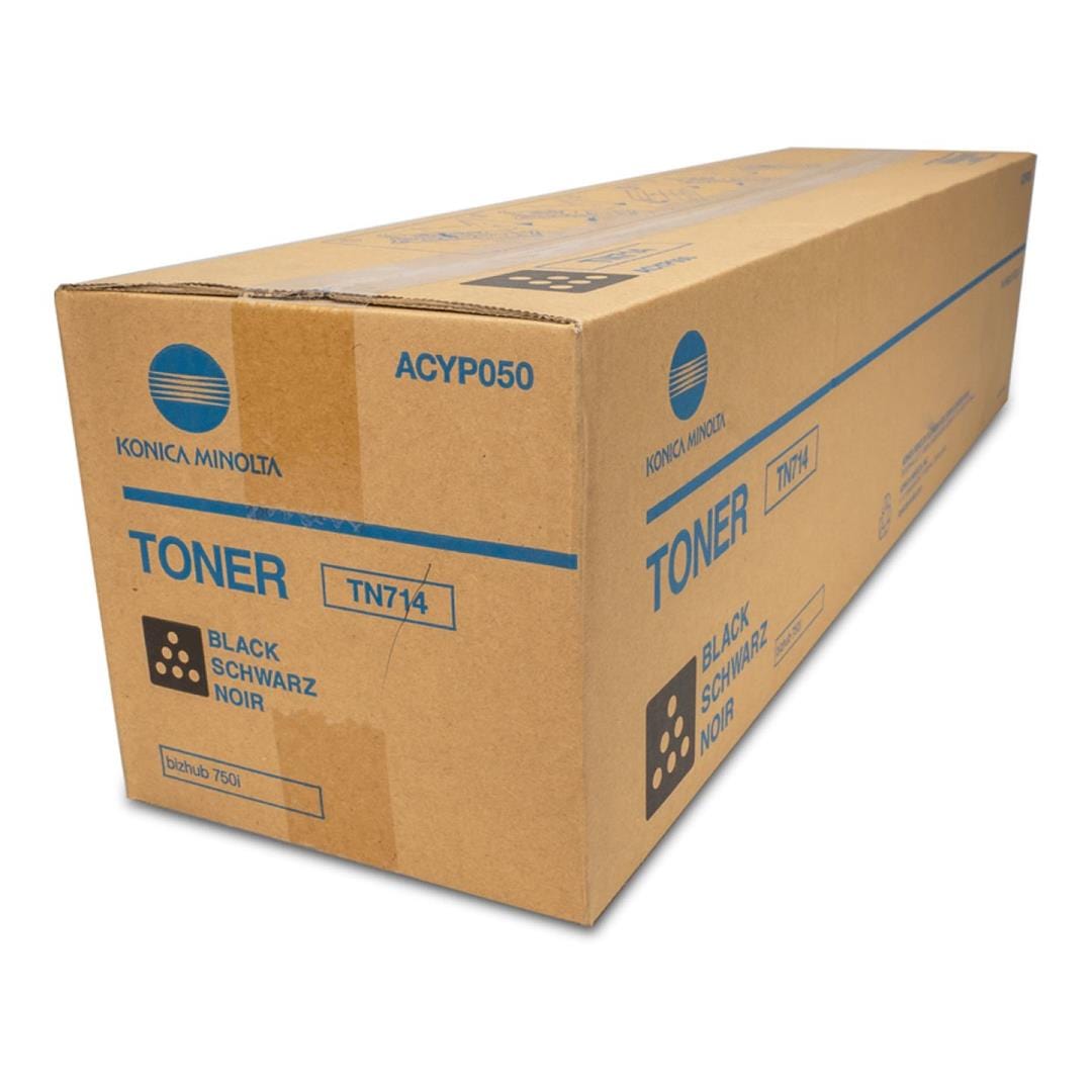 Konica Minolta TN714 Black Toner Cartridge 45,000 pages Original TN-714 Single-pack