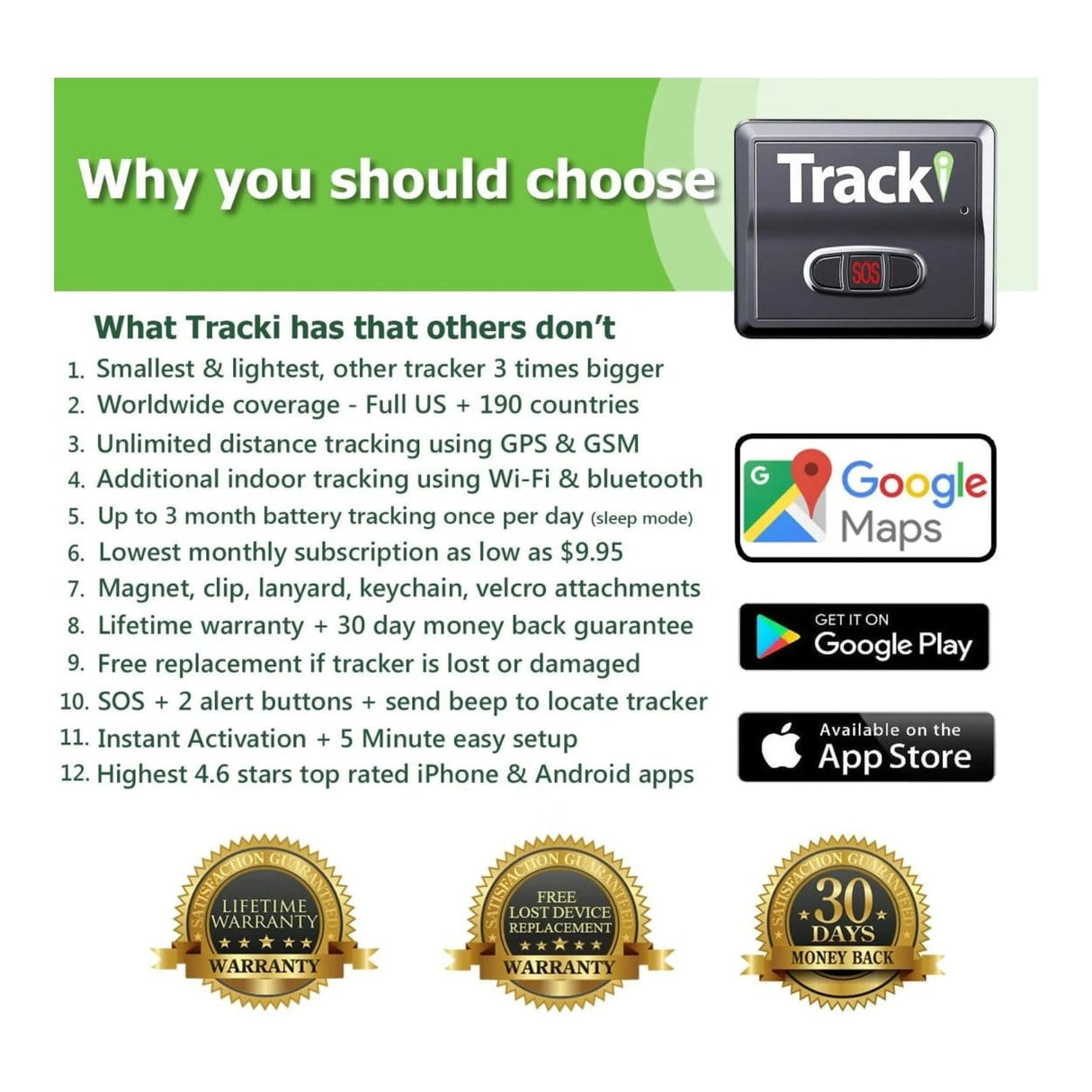 Trackimo TRKM010 Universal 3G GPS Tracker