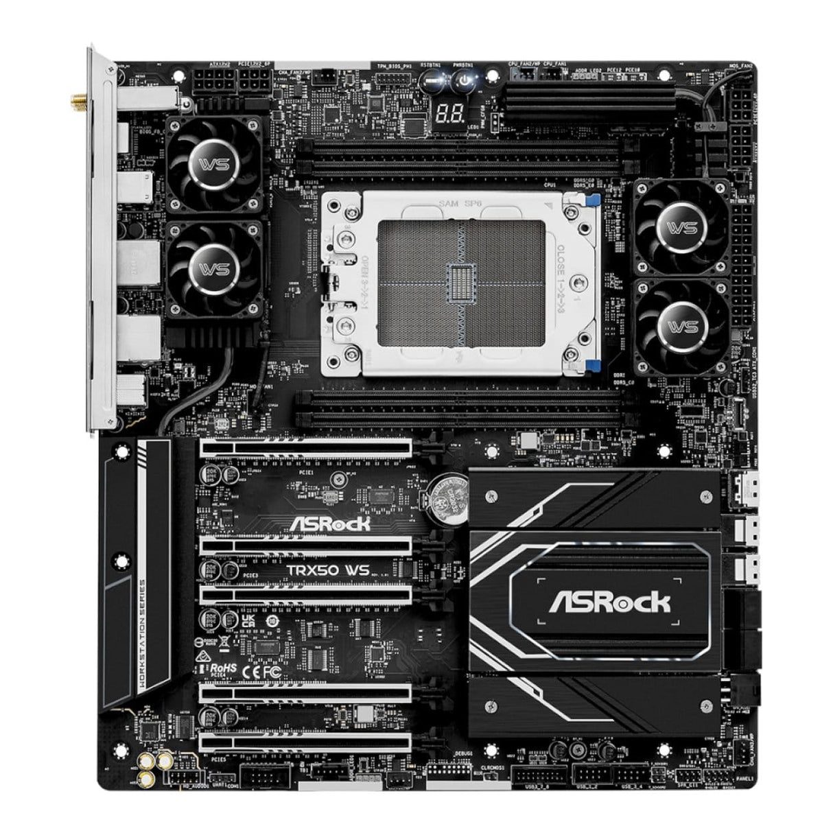 ASRock TRX50 WS AMD Socket sTR5 EATX Motherboard
