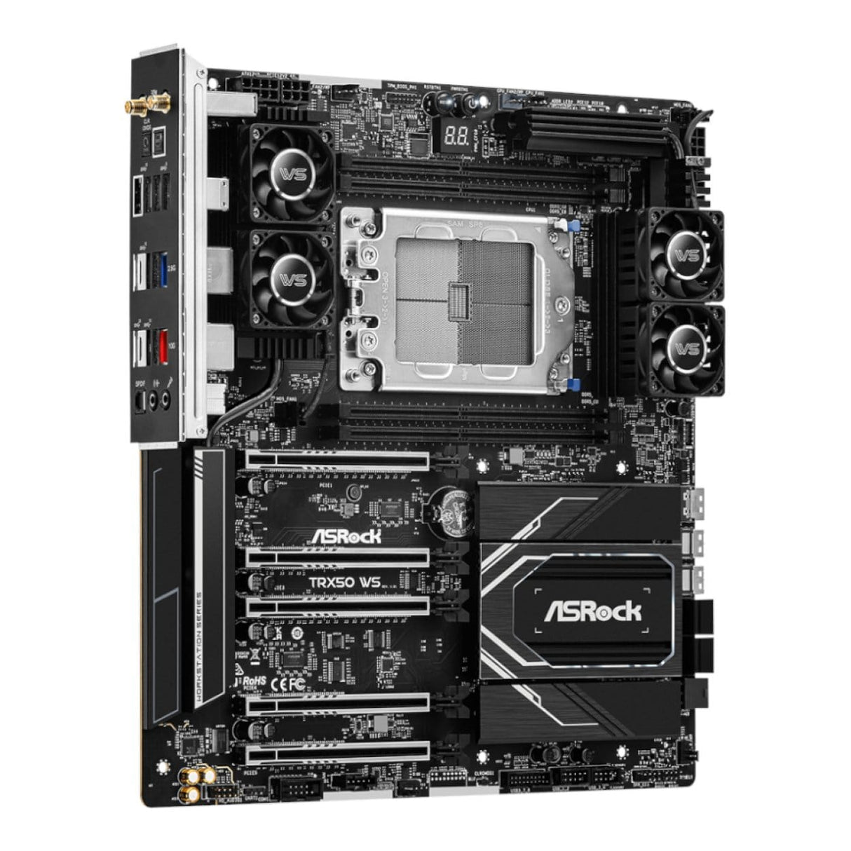ASRock TRX50 WS AMD Socket sTR5 EATX Motherboard