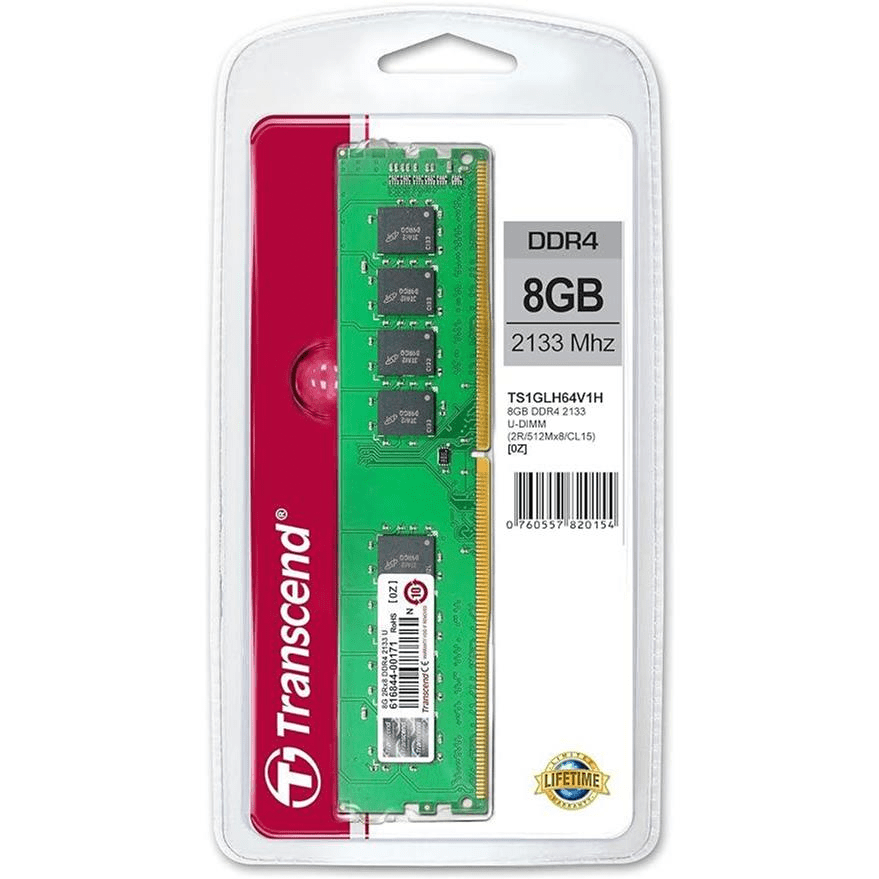 Transcend TS1GLH64V1H Memory Module 8GB DDR4-2133