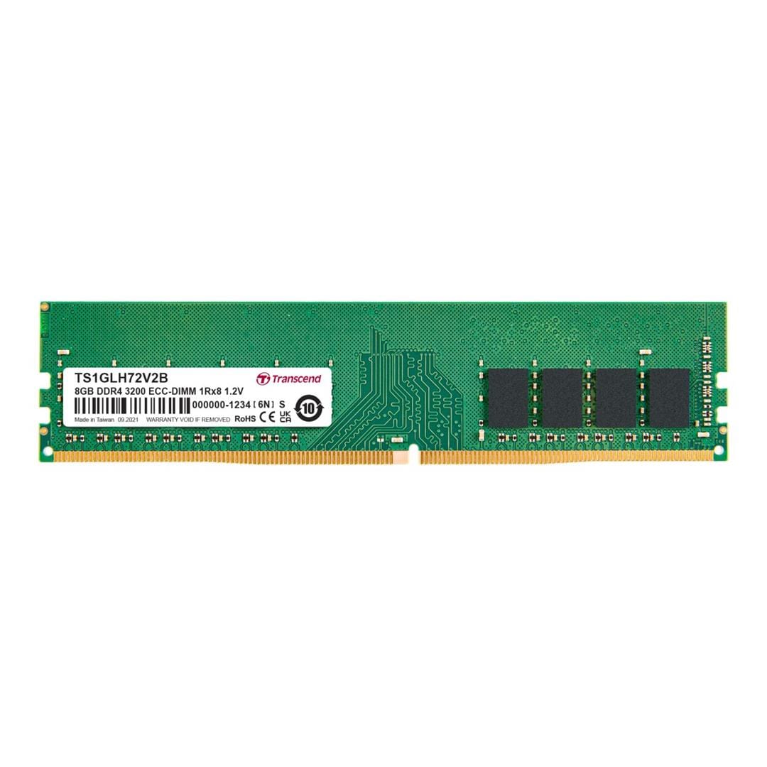 Transcend 8GB 3200MHz DDR4 Registered ECC DIMM Memory Module TS1GLH72V2B