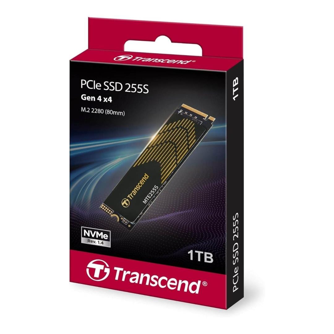 Transcend M.2 1TB PCIe 4.0 NVMe Internal SSD TS1TMTE255S