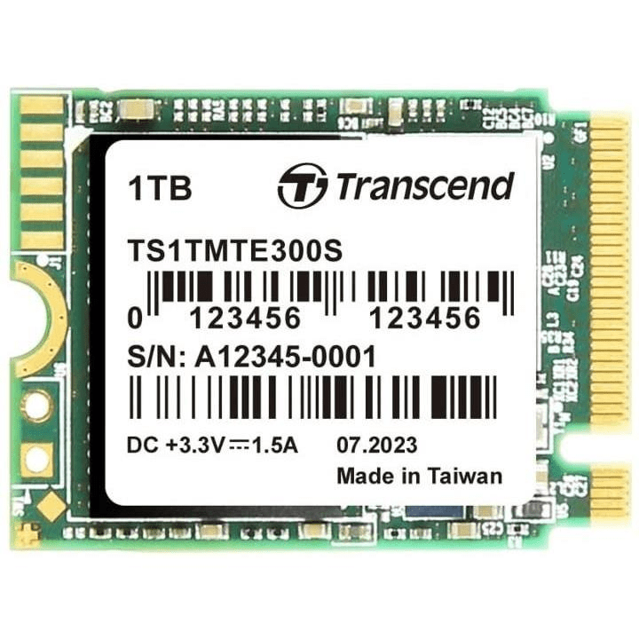 Transcend MTE300S M.2 1TB PCI Express 3.0 3D NAND Internal SSD TS1TMTE300S