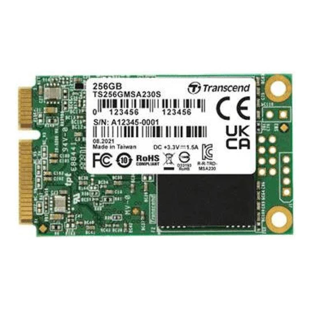 Transcend 2.5-inch 256GB mSATA Internal SSD TS256GMSA230S