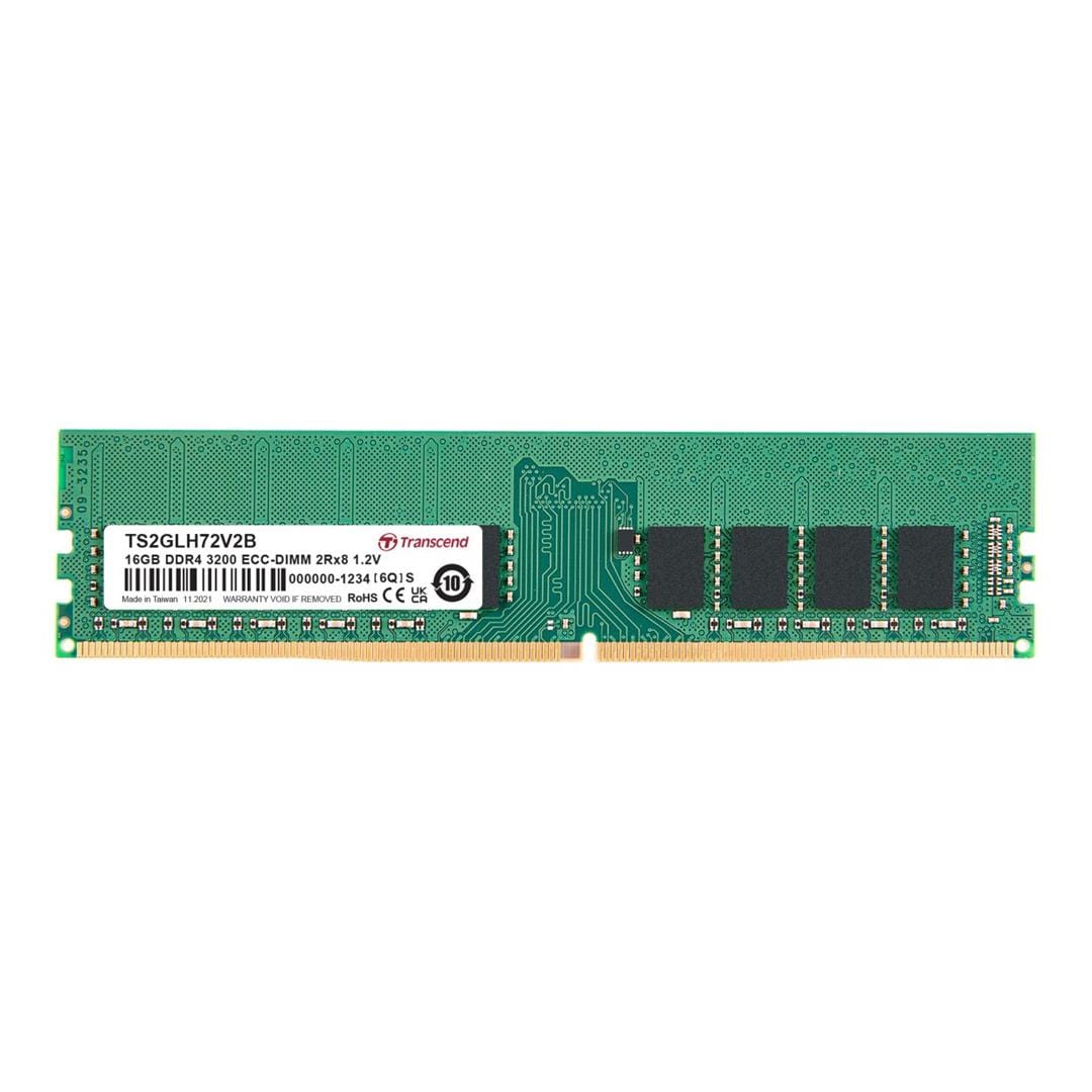 Transcend 16GB 3200MHz DDR4 Registered ECC DIMM Memory Module TS2GLH72V2B
