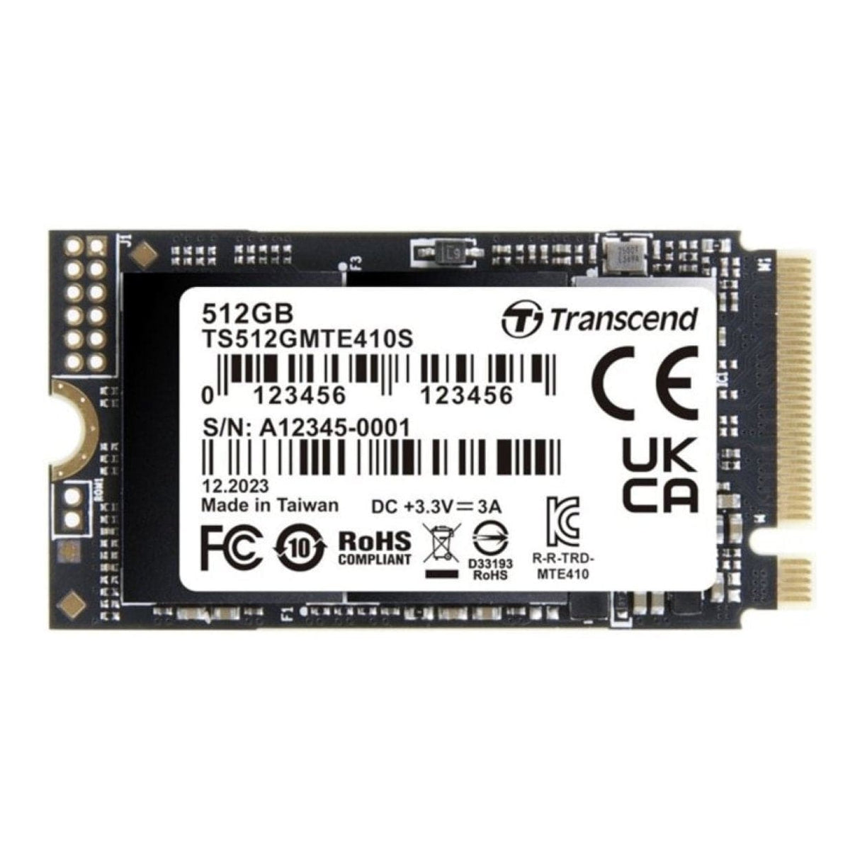 Transcend TS512GMTE410S 512GB M.2 PCIe Internal SSD