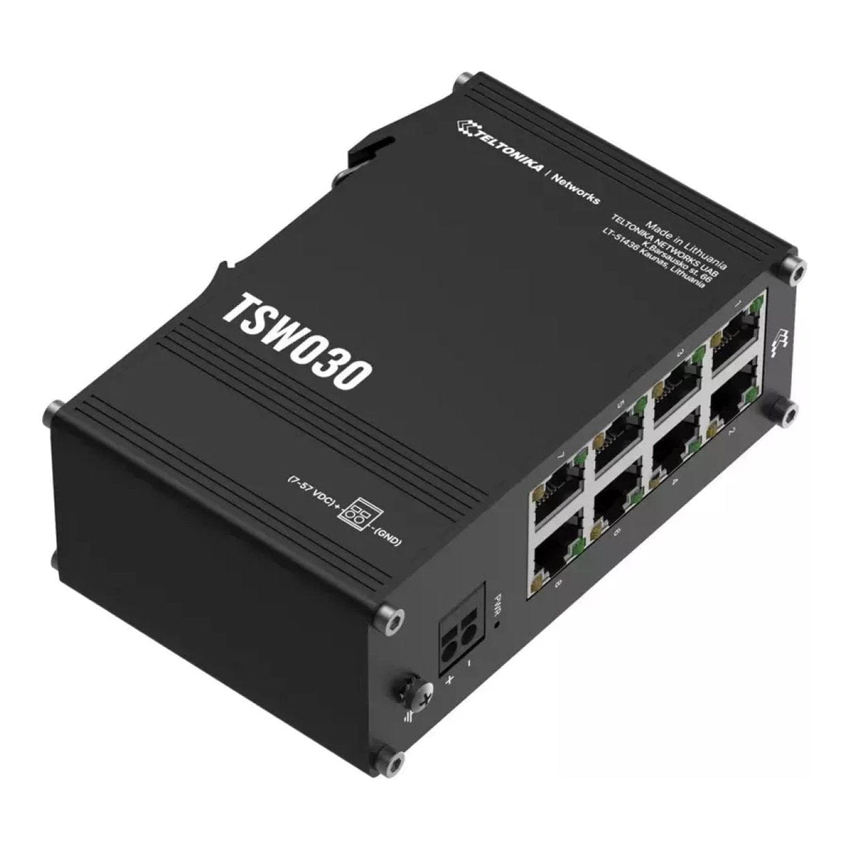 Teltonika TSW030 Industrial 8-port Ethernet Switch