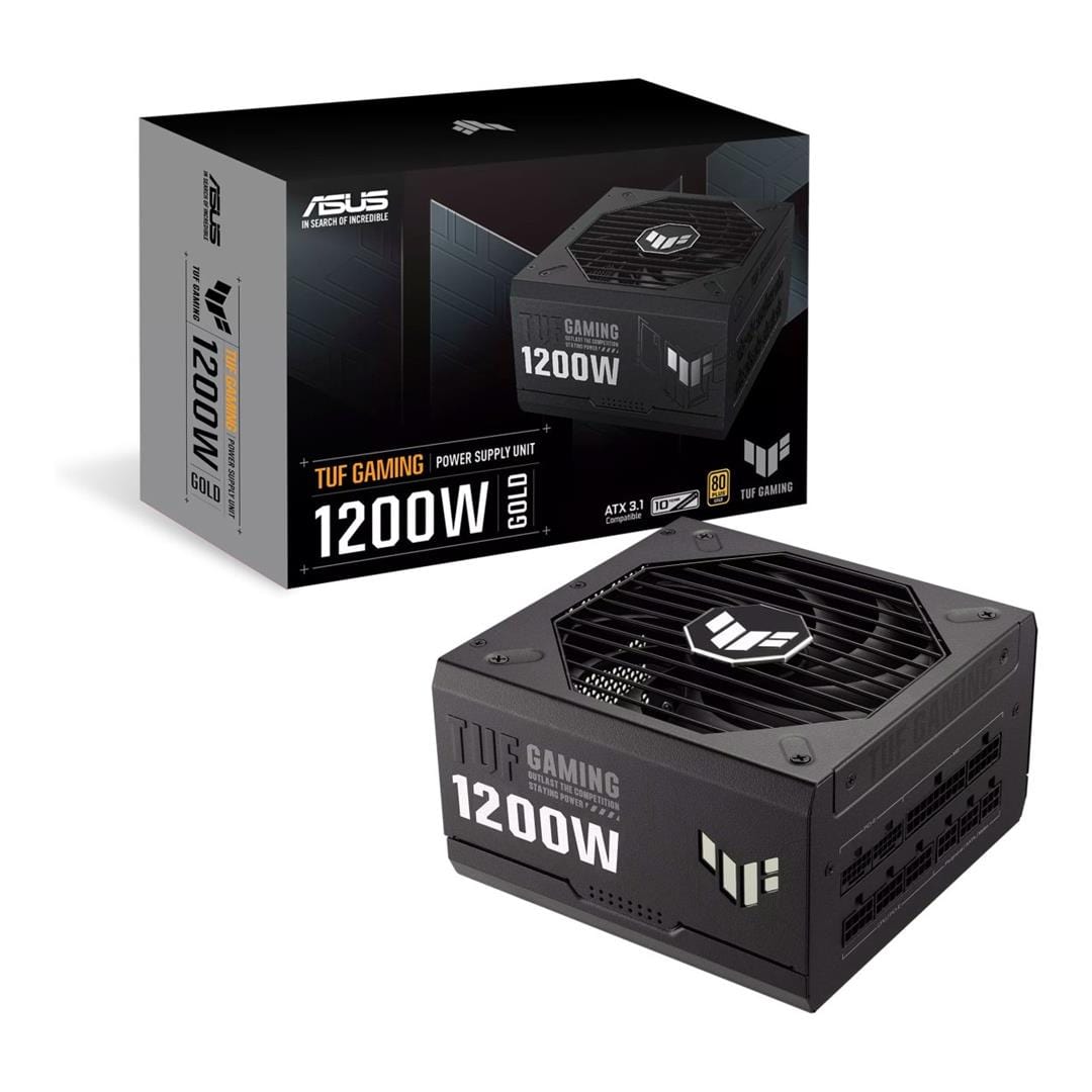 ASUS TUF Gaming 1200W 80 PLUS Gold ATX Black Power Supply TUF-GAMING-1200G