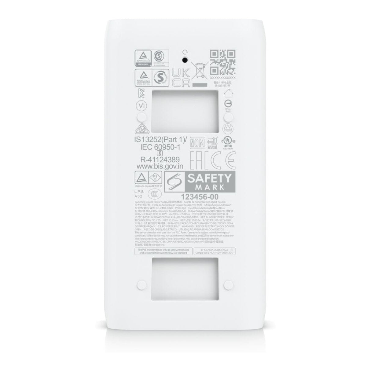 Ubiquiti 48V 60W PoE Power Adapter Gigabit U-POE-EU