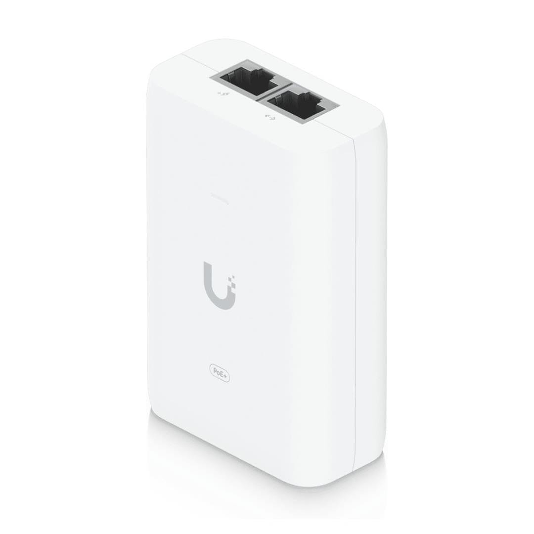 Ubiquiti U-POE+ 48V 30W Gigabit PoE Adapter with No Cable