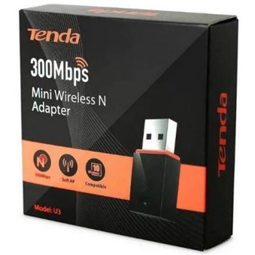 Tenda U3 Networking Card WLAN 300 Mbit/s