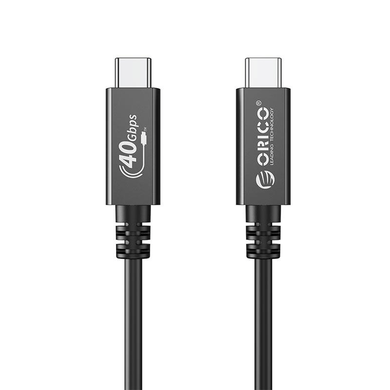 Orioc 0.8m USB4 Type-C Cable U4A08-BK-BP