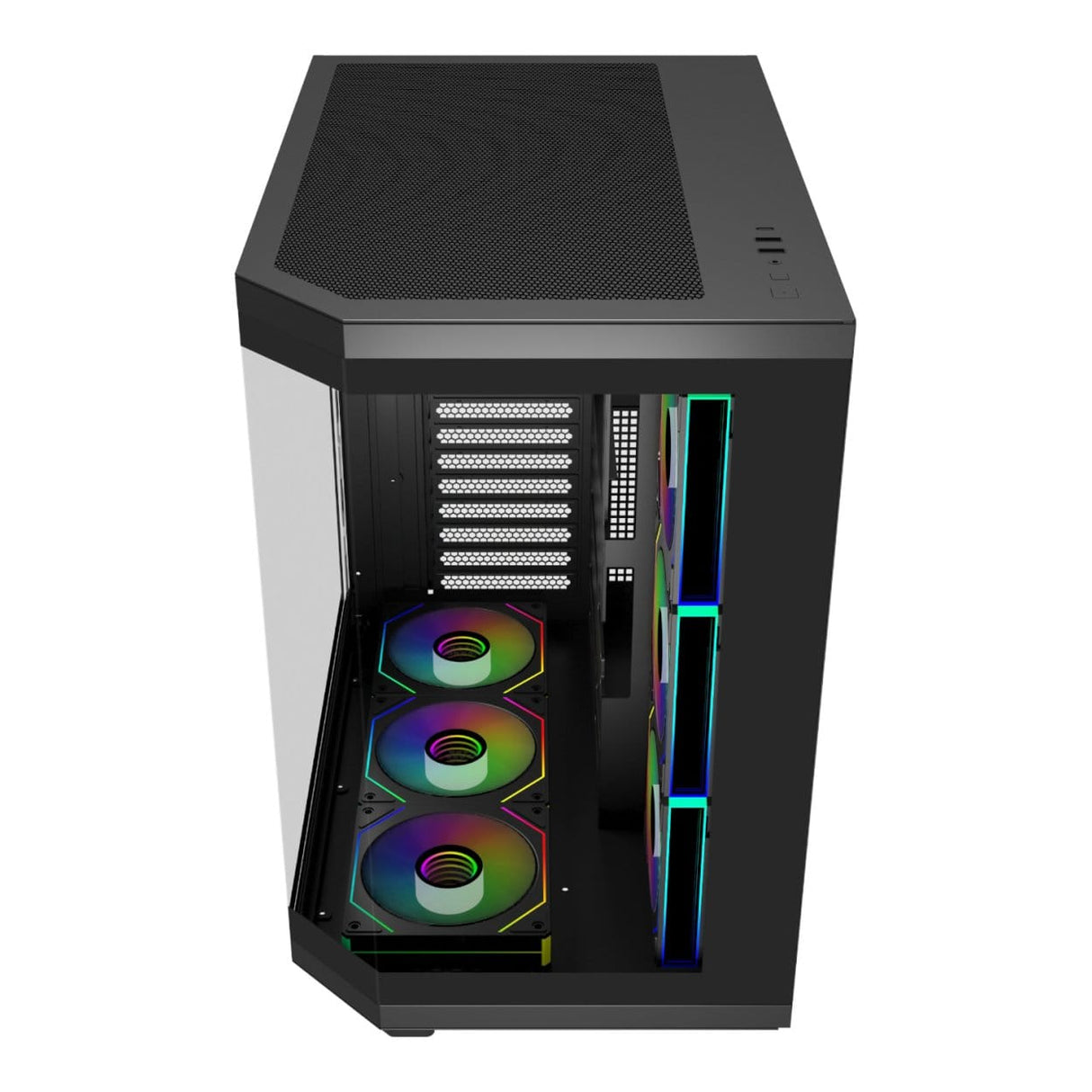 FSP U580 ARGB Ultra Mid-Tower ATX Gaming PC Case Black