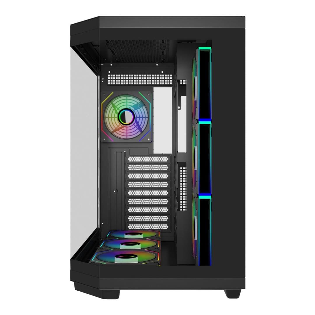 FSP U580 ARGB Ultra Mid-Tower ATX Gaming PC Case Black