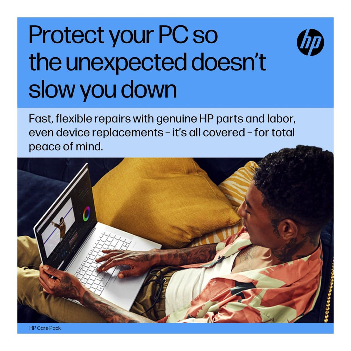 HP 3-year Care Pack with Pickup and Return Service U7C91E