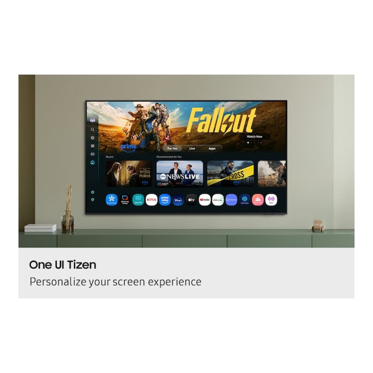 Samsung 75-inch Crystal 4K UHD Smart TV UA75U8000FKXXA