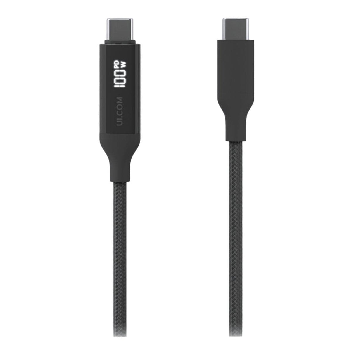 Ubiquiti 1m Charge Display USB-C Cable UACC-Cable-USB-100W-1M-BK