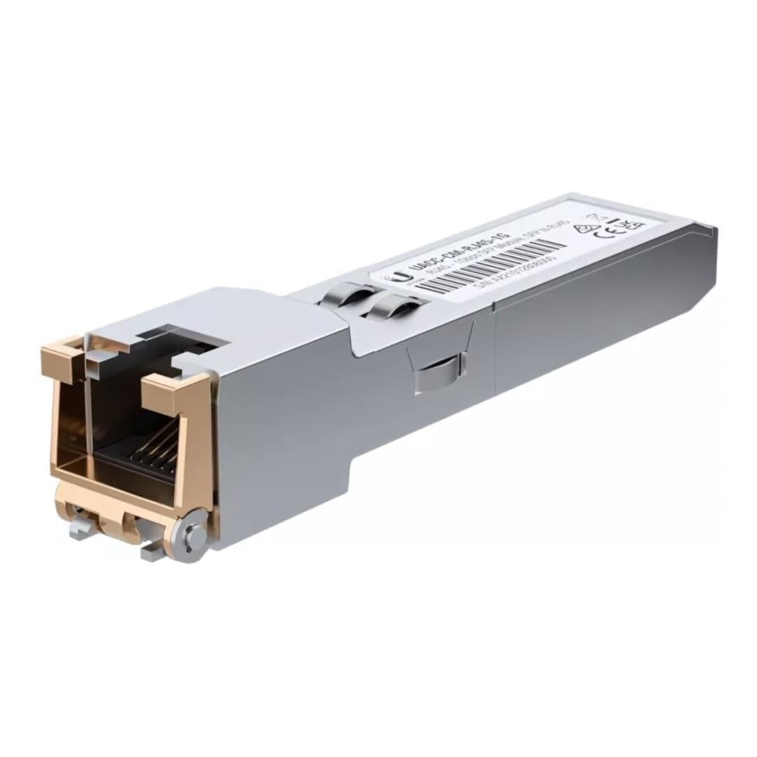 Ubiquiti 1.25G SFP to RJ45 Gigabit Ethernet Module UACC-CM-RJ45-1G