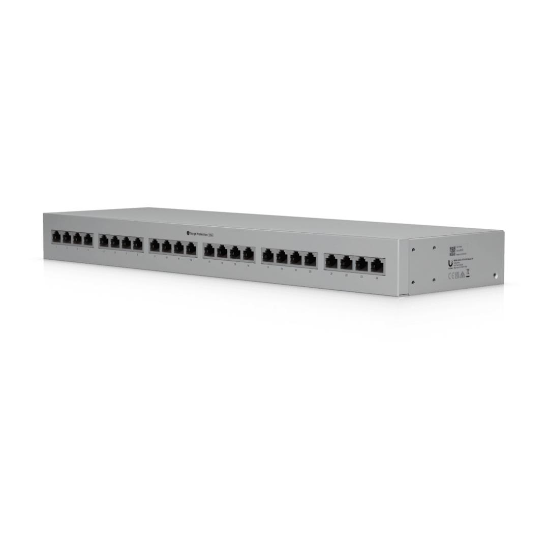 Ubiquiti UniFi 10Gbps PoE++ 24-port Ethernet Surge Protector UACC-ETH-SP-PANEL-24