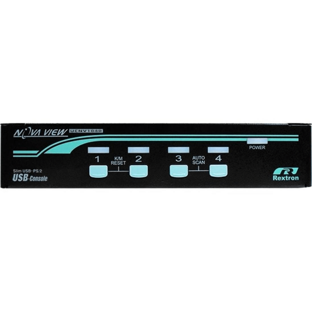 Rextron 4-port USB KVM Switch UCNV104DRBC