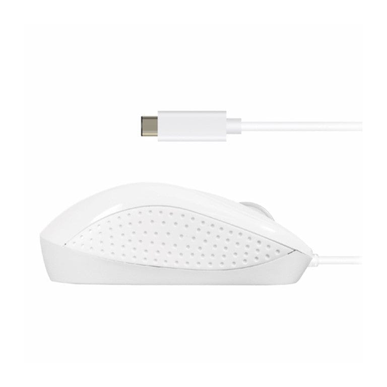 Macally USB Type-C Optical Wired Mouse White UCTUBRO