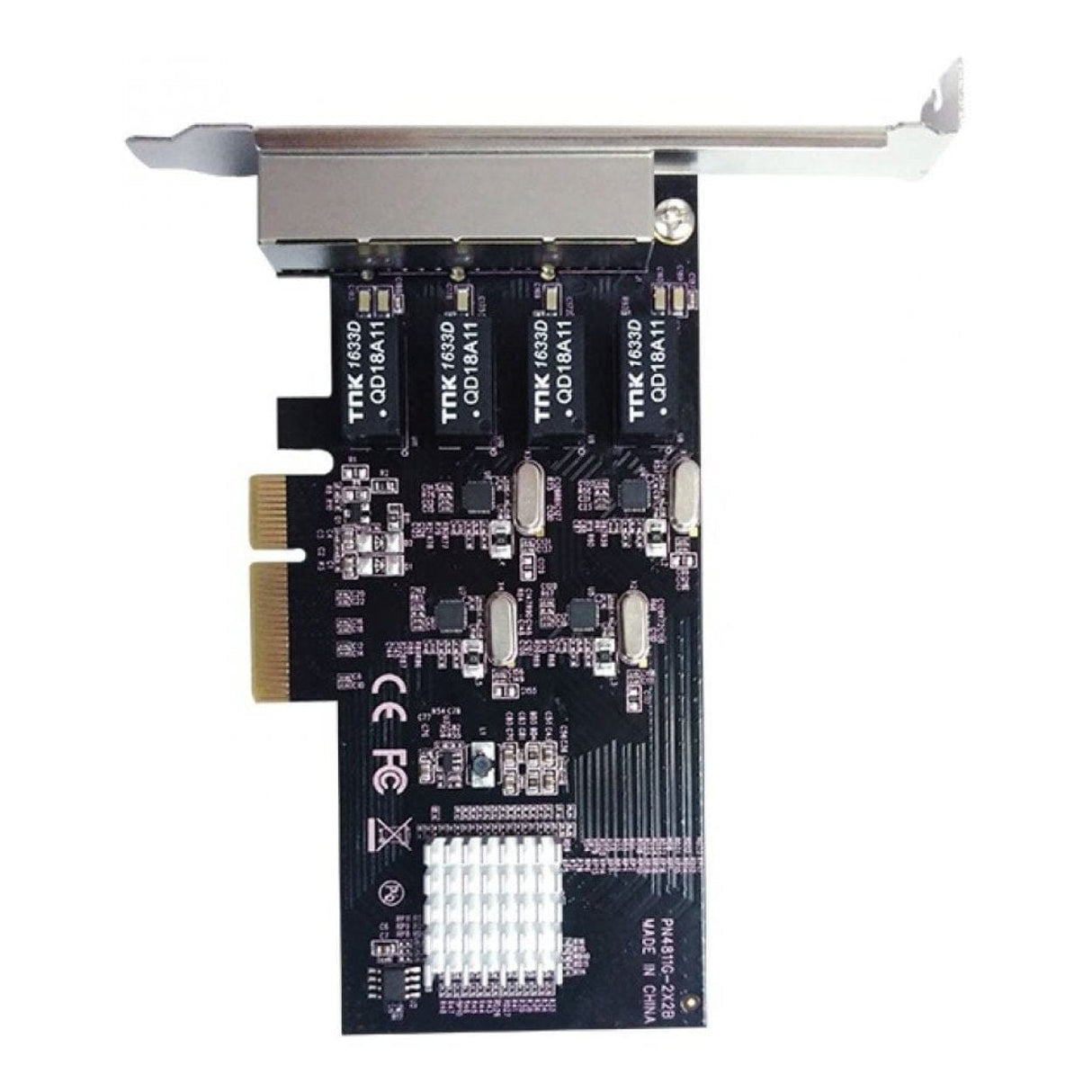 Vantec 4-port PCIe Gigabit Ethernet Network Adapter Card UGT-PC130GNA