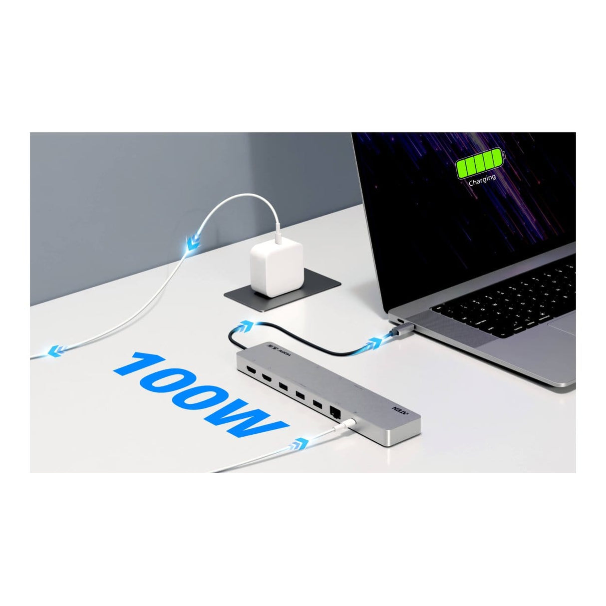 Aten UH3240 USB-C Multiport Dock with Power Pass-Through