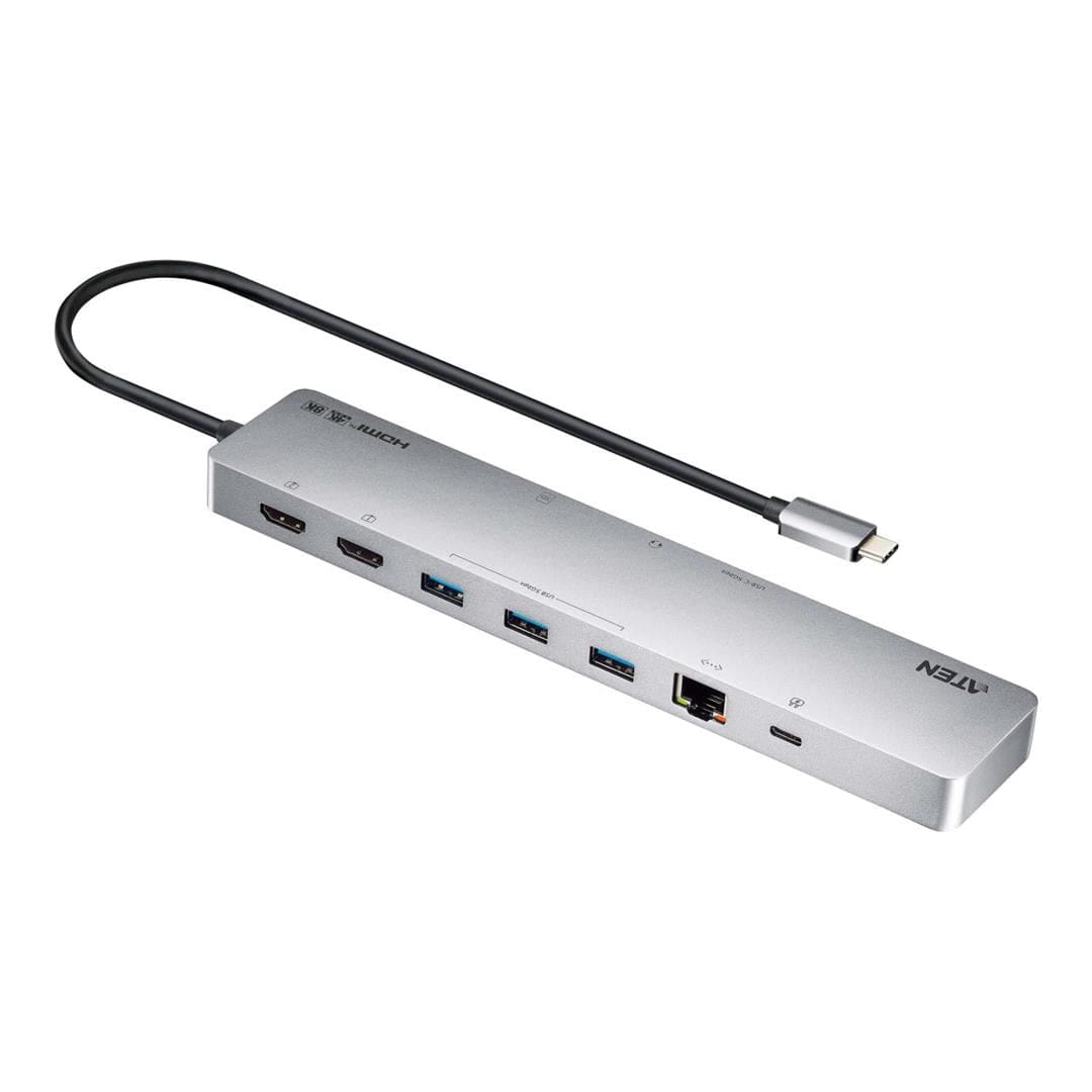 Aten UH3240 USB-C Multiport Dock with Power Pass-Through