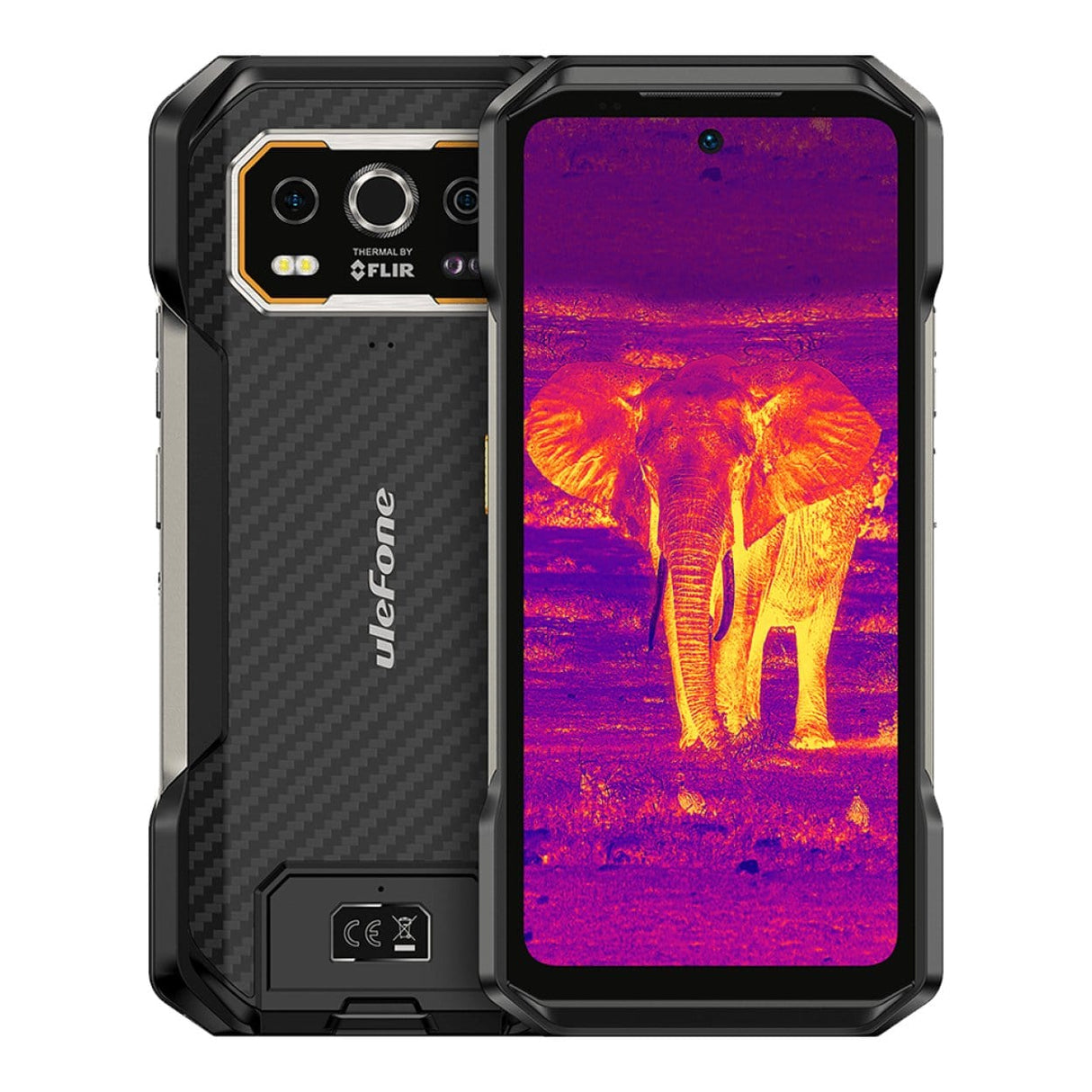 Ulefone Armor 27T 6.7-inch FHD Rugged Smartphone - MT6789 256GB ROM 12GB RAM Android 14 Black