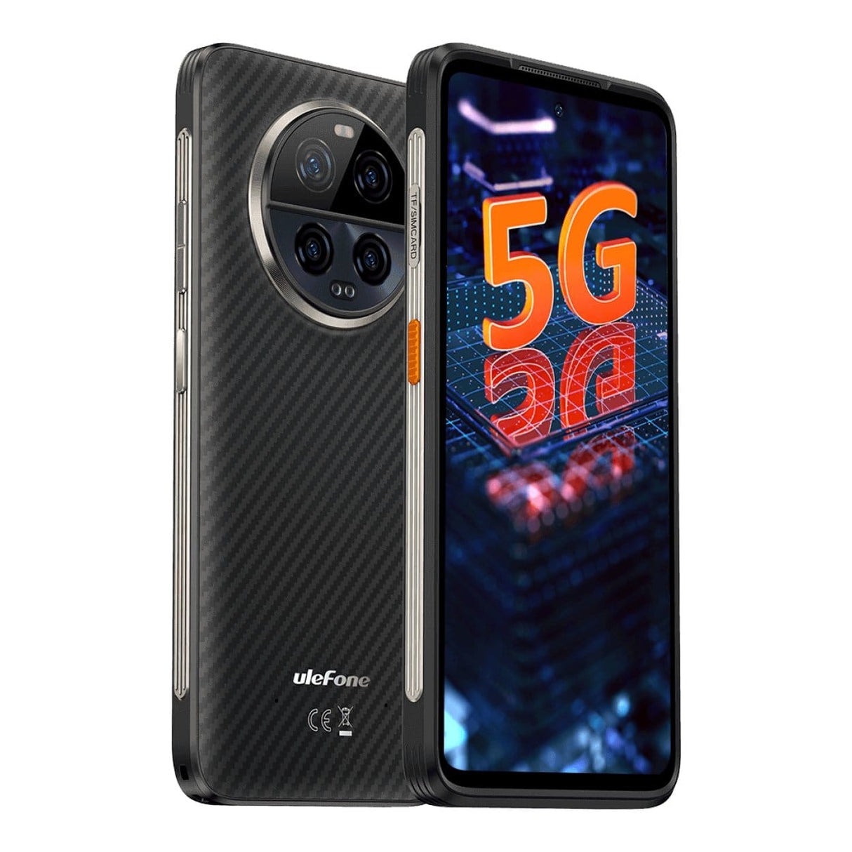 UleFone Power Armor 23 Ultra 5G Rugged 6.78-inch Smartphone - MediaTek 8020 512GB ROM 12GB RAM Android 13 Black