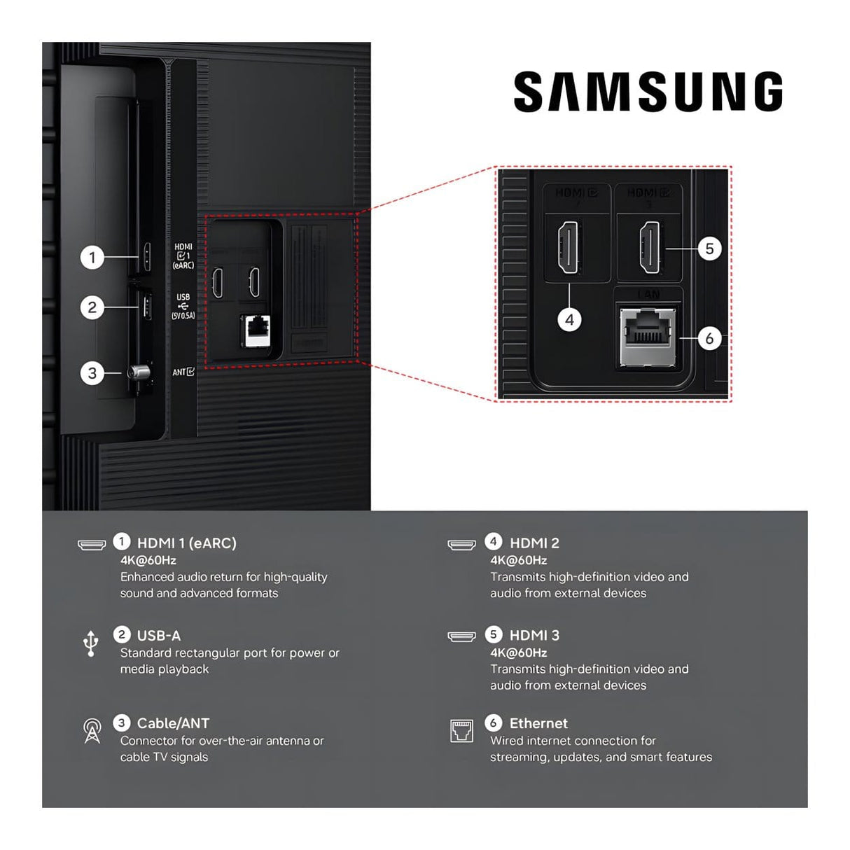 Samsung M70H 55-inch 4K UHD Mini-LED Smart TV UN55M70HAFXZA