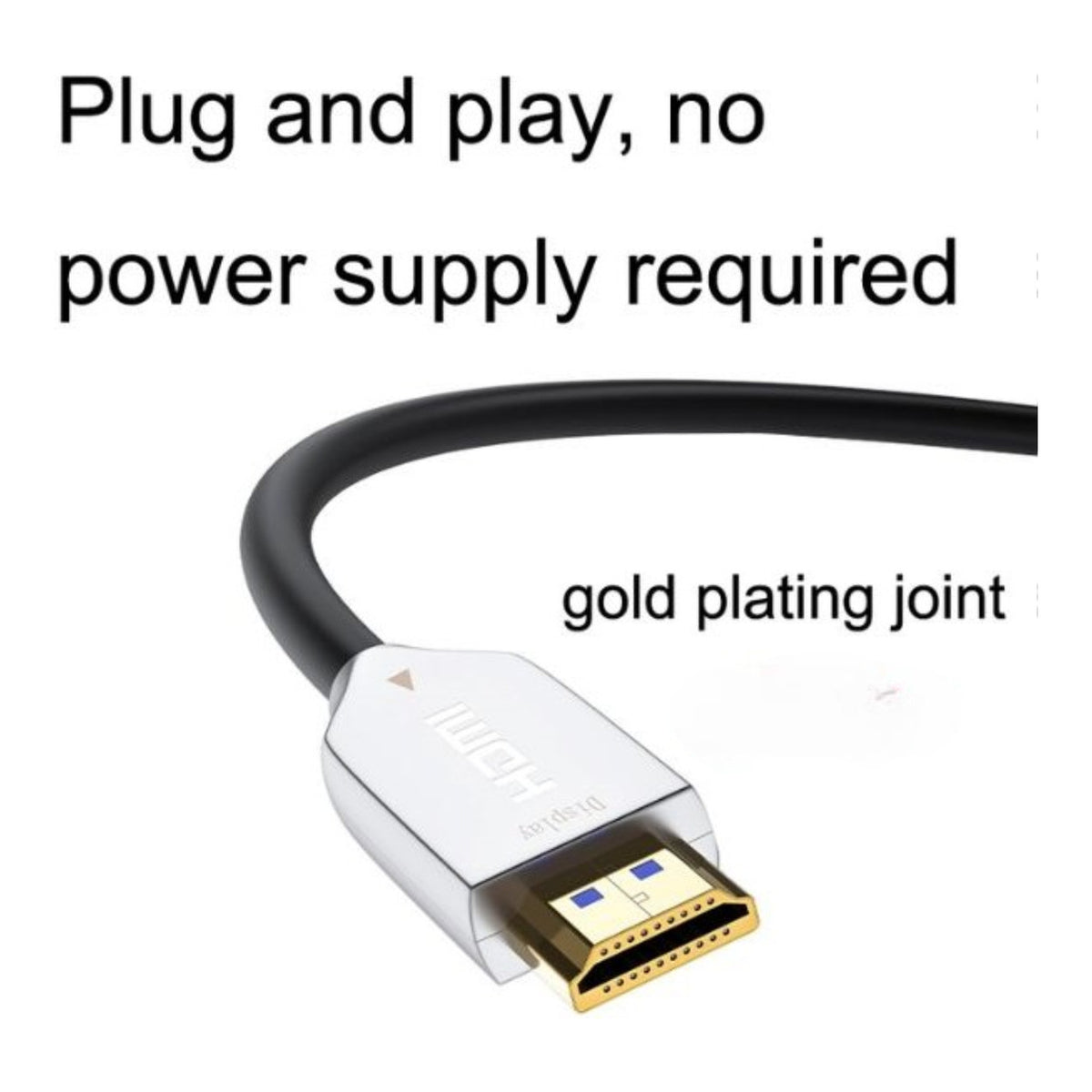 UniQue 4K Ultra HD HDMI 2.0 Active Optical Cable 10m UQ-HDMIFO-10M