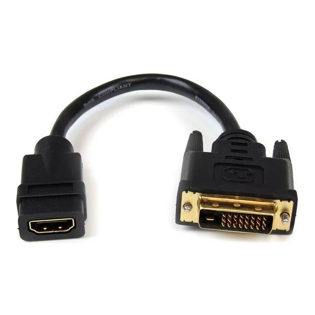 UniQue HDMI Female to DVI-D 24+1 Male 30cm Adapter Cable UQ-HDMIFTDVIM