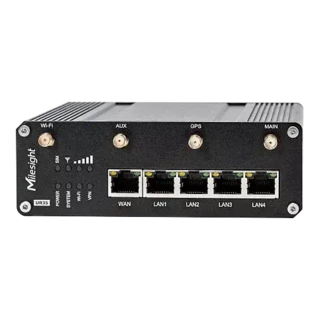 Milesight UR35 4G Industrial Cellular Router UR35-L04EU-G-P-W