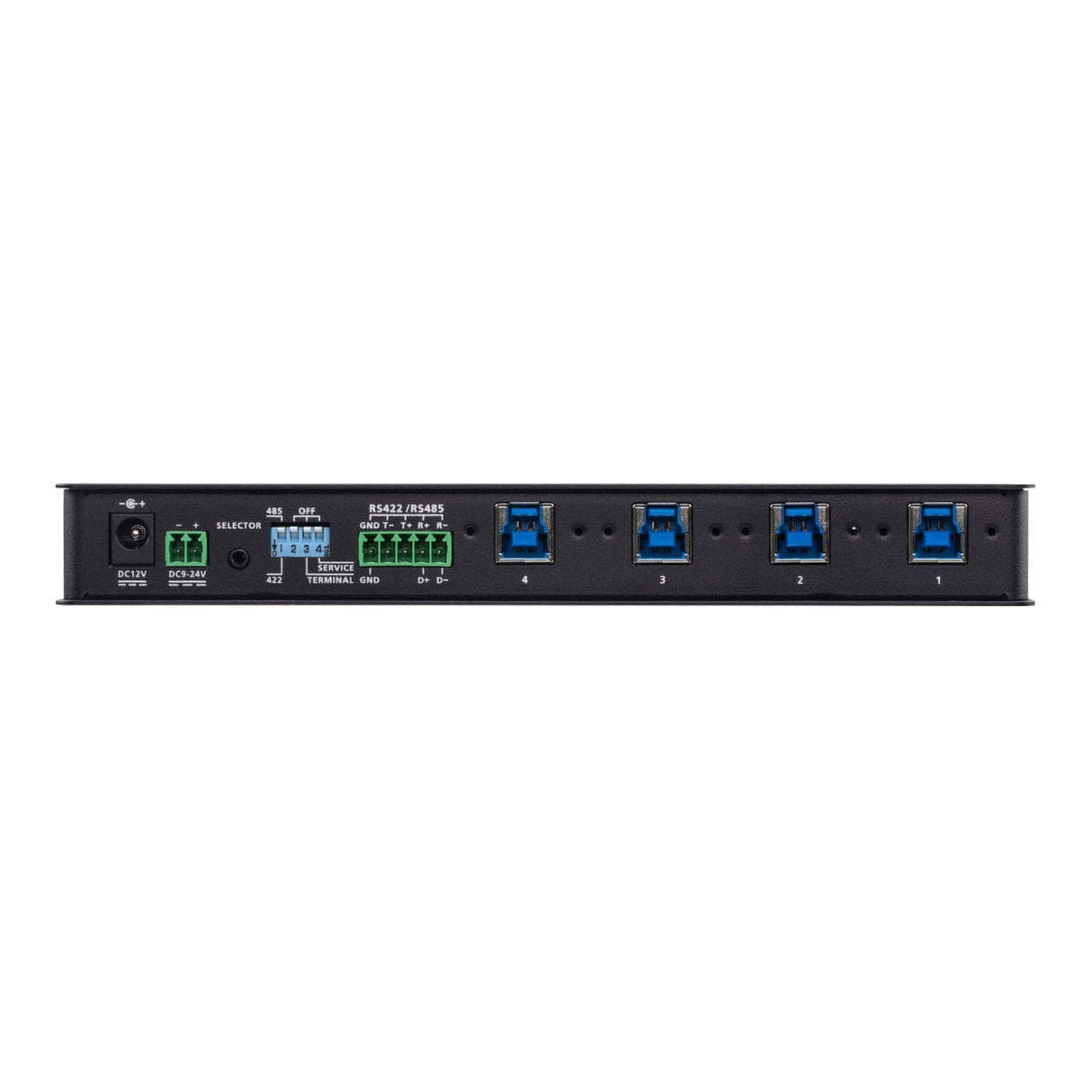 Aten 4x4 USB 3.1 Industrial Hub Switch US3344I