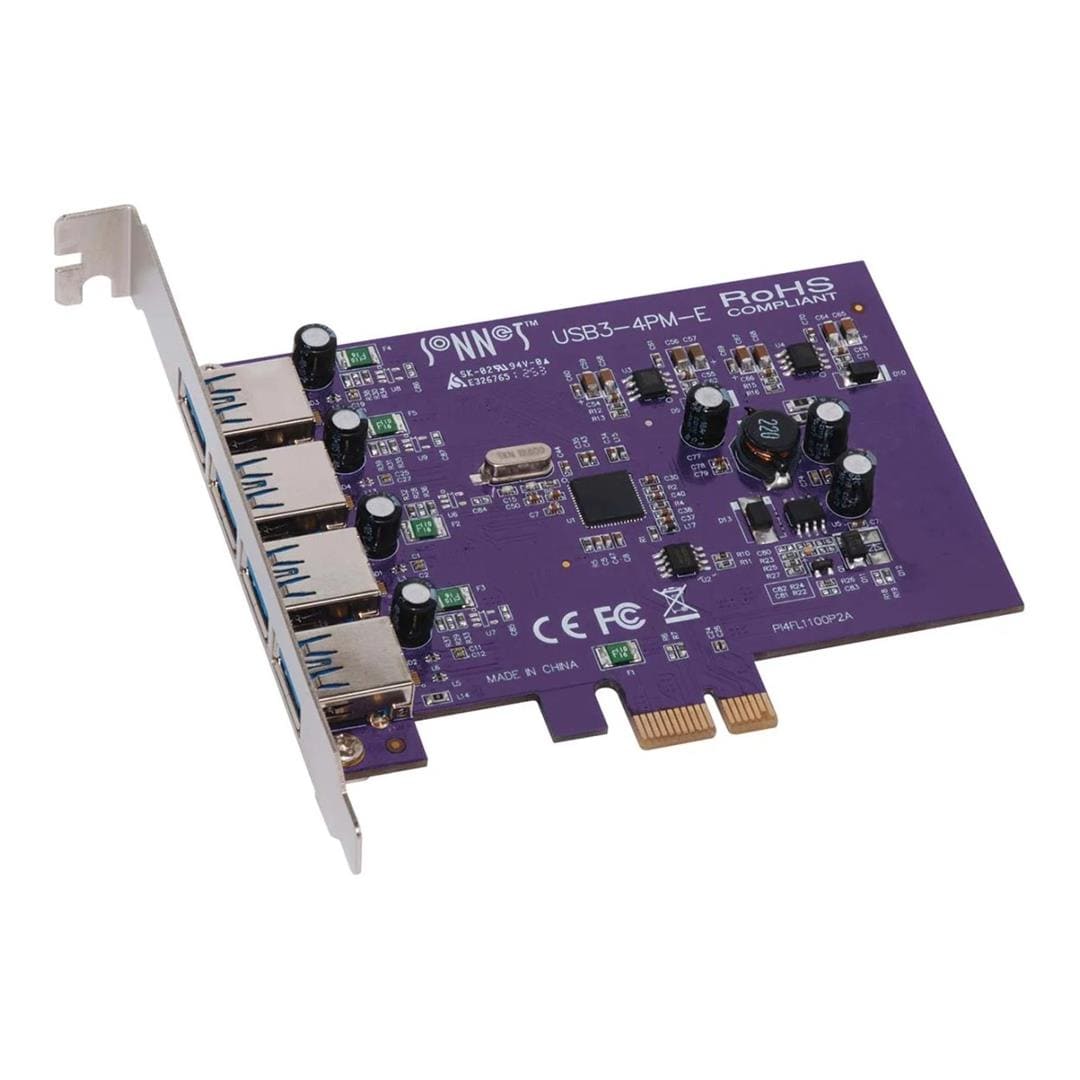 Sonnet Allegro 4-port USB 3.0 PCIe Card USB3-4PM-E