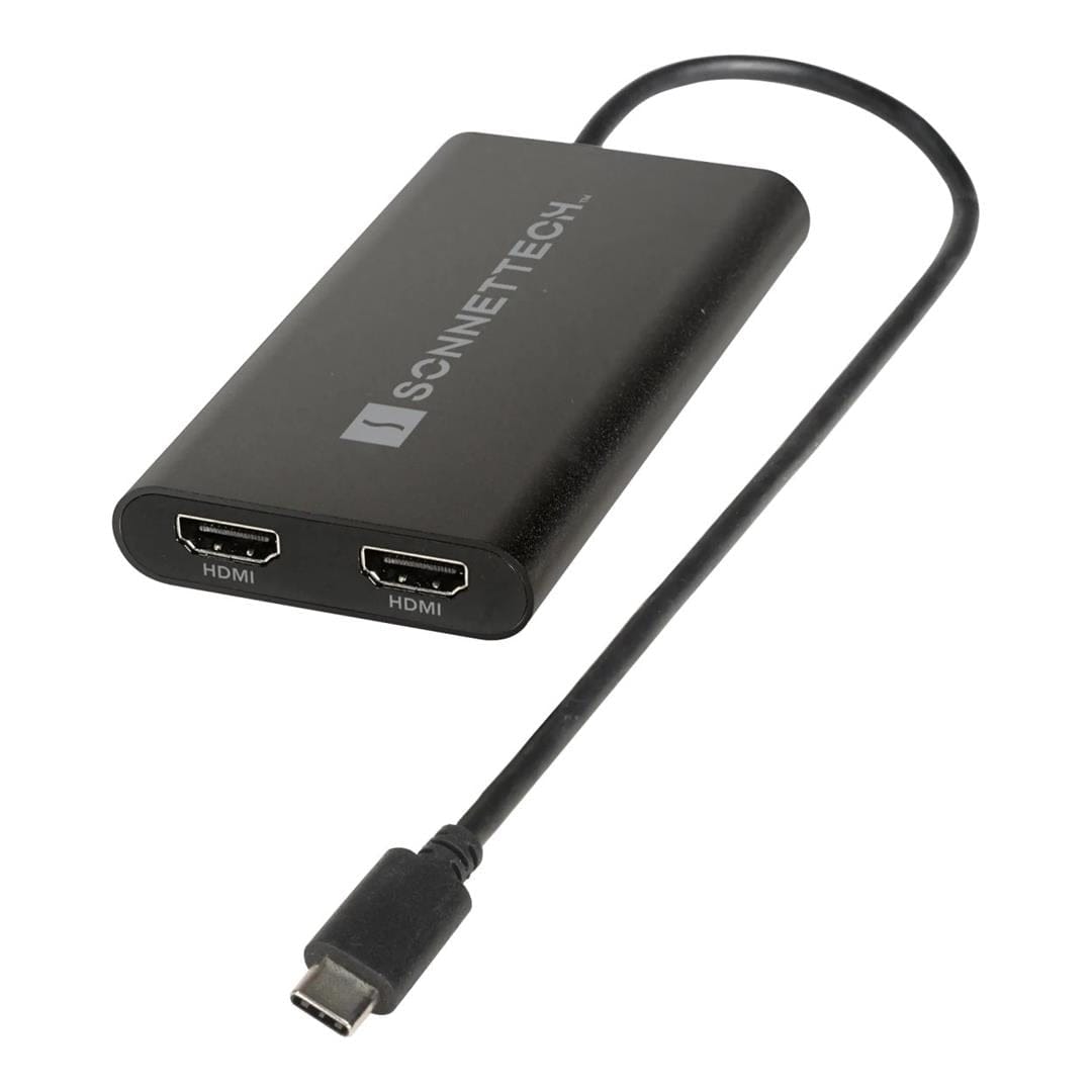 Sonnet Type-C to Dual 4K HDMI Adapter Black USBC-DHDMI
