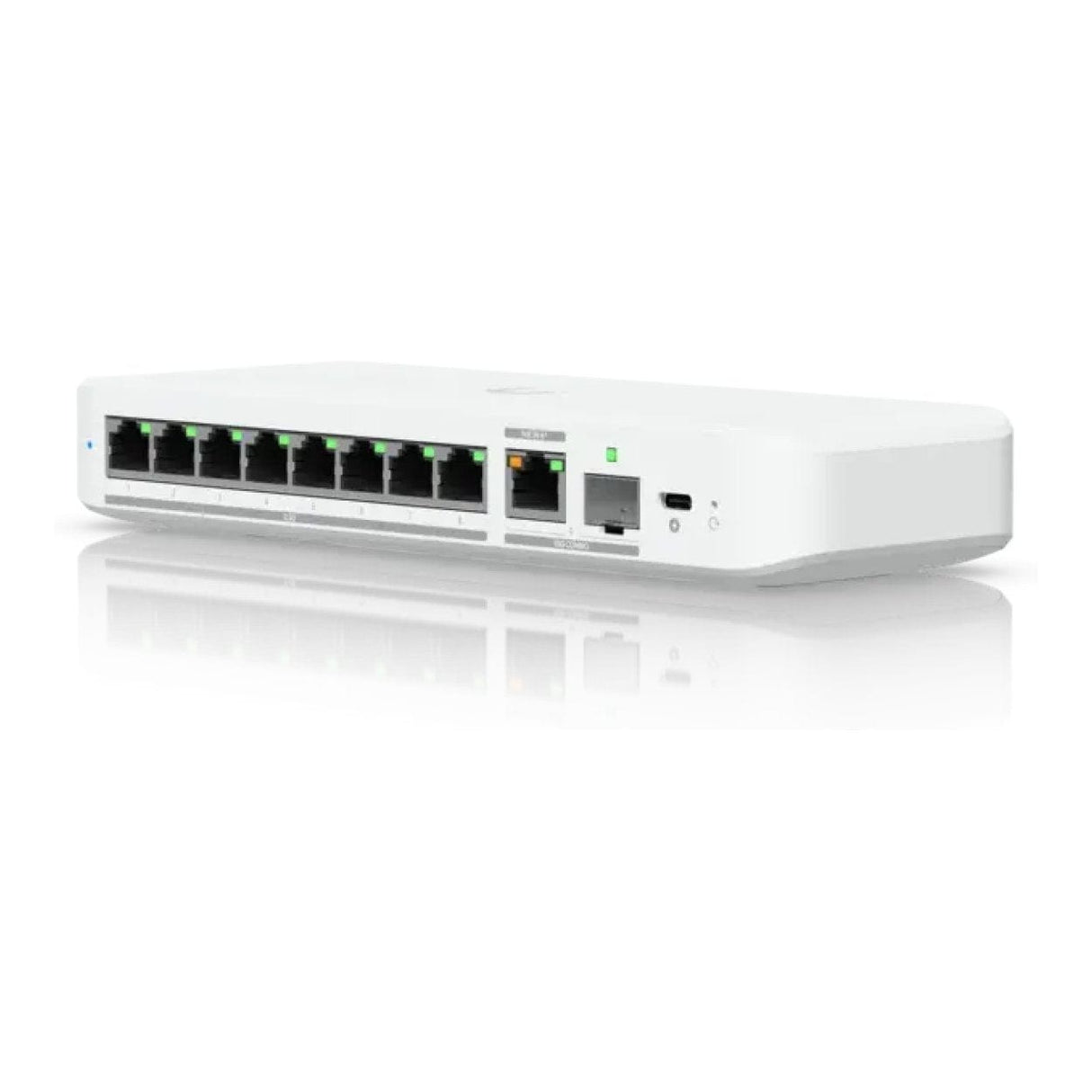 Ubiquiti UniFi Flex 2.5G PoE 8-port PoE with 10G Combo Uplink Managed Switch USW-FLEX-2.5G-8