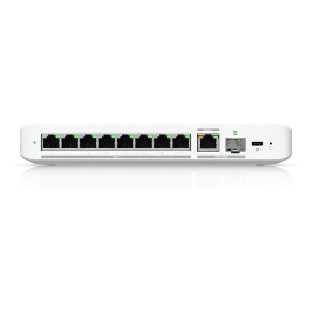 Ubiquiti UniFi Flex 2.5G PoE 8-port PoE with 10G Combo Uplink Managed Switch USW-FLEX-2.5G-8