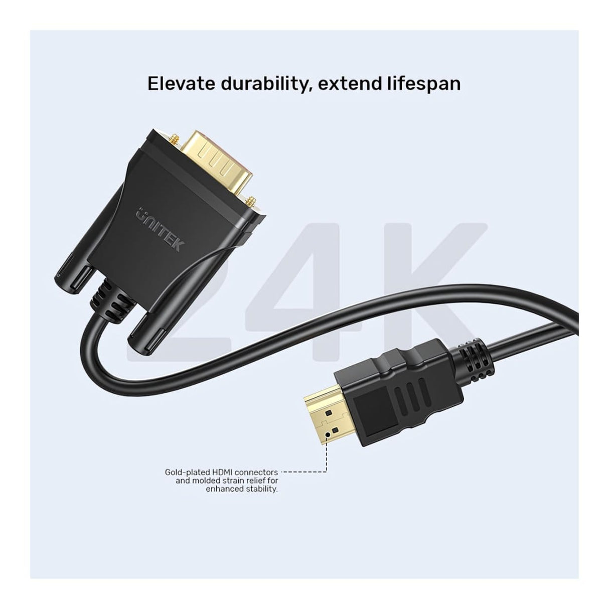 Unitek V1185A01 2m HDMI to VGA Cable