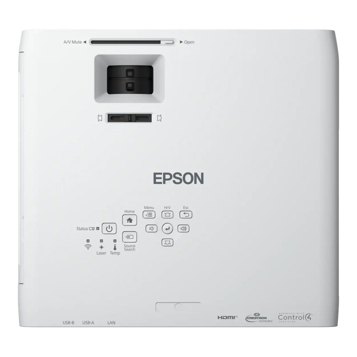 Epson PowerLite L210W Data Projector 4500 ANSI lumens 3LCD WXGA 1280x800 Projector White V11HA70080