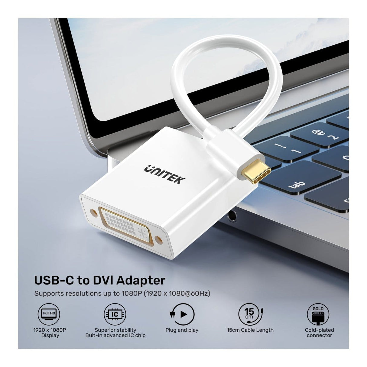 Unitek DVI to Type-C Adapter V1429A01