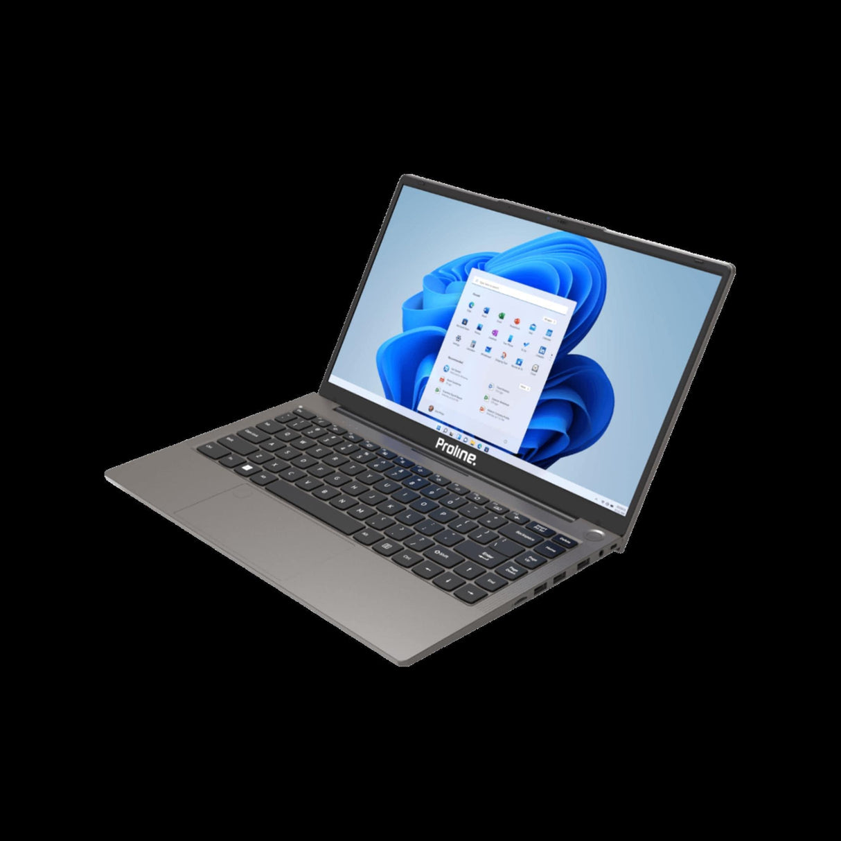 Proline Thinline V146R7 14.1-inch HD Laptop - AMD Ryzen 7-5700U 256GB SSD 8GB RAM Win 11 Home Gray