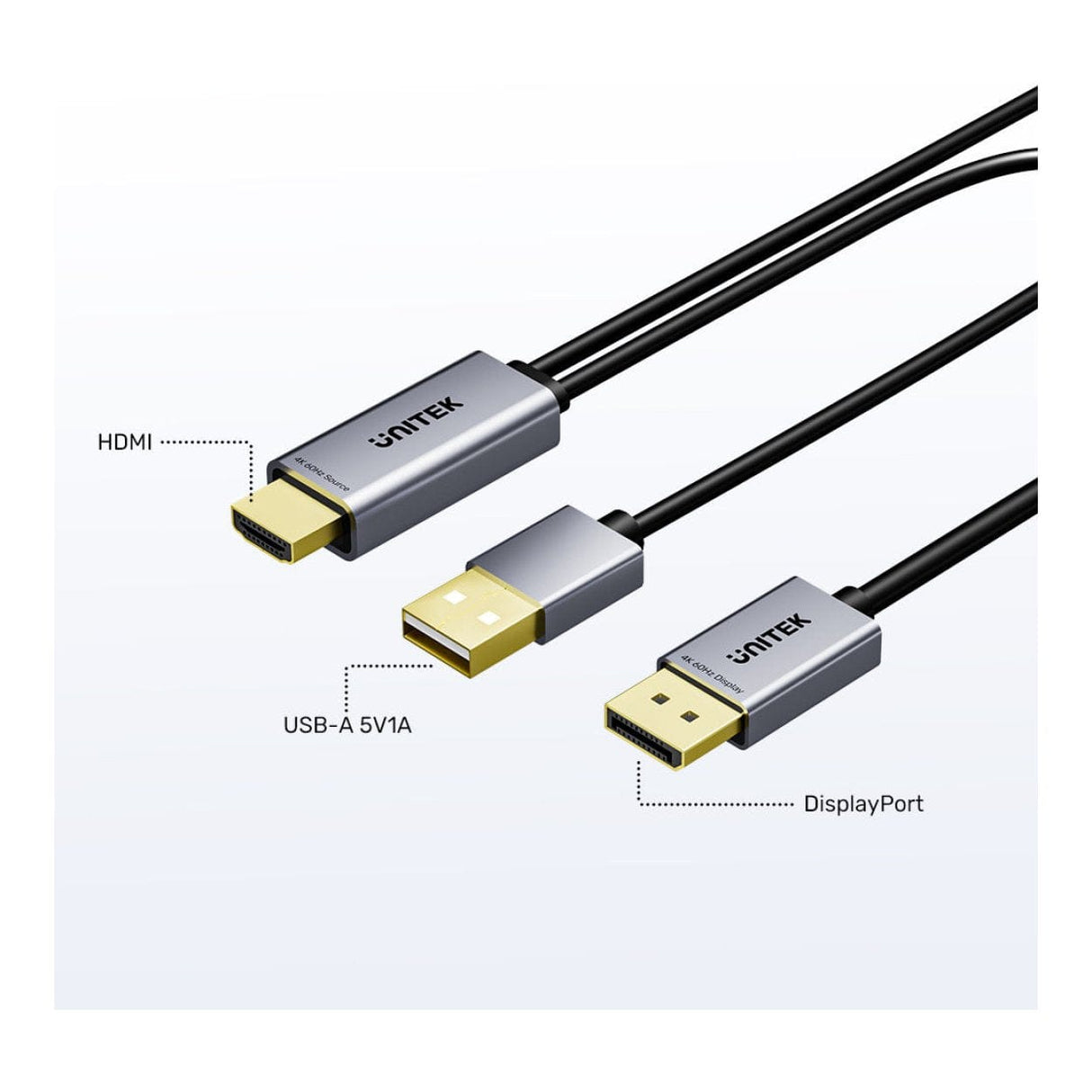 Unitek 4K HDMI to DisplayPort Cable 1.8m V1714AGY01