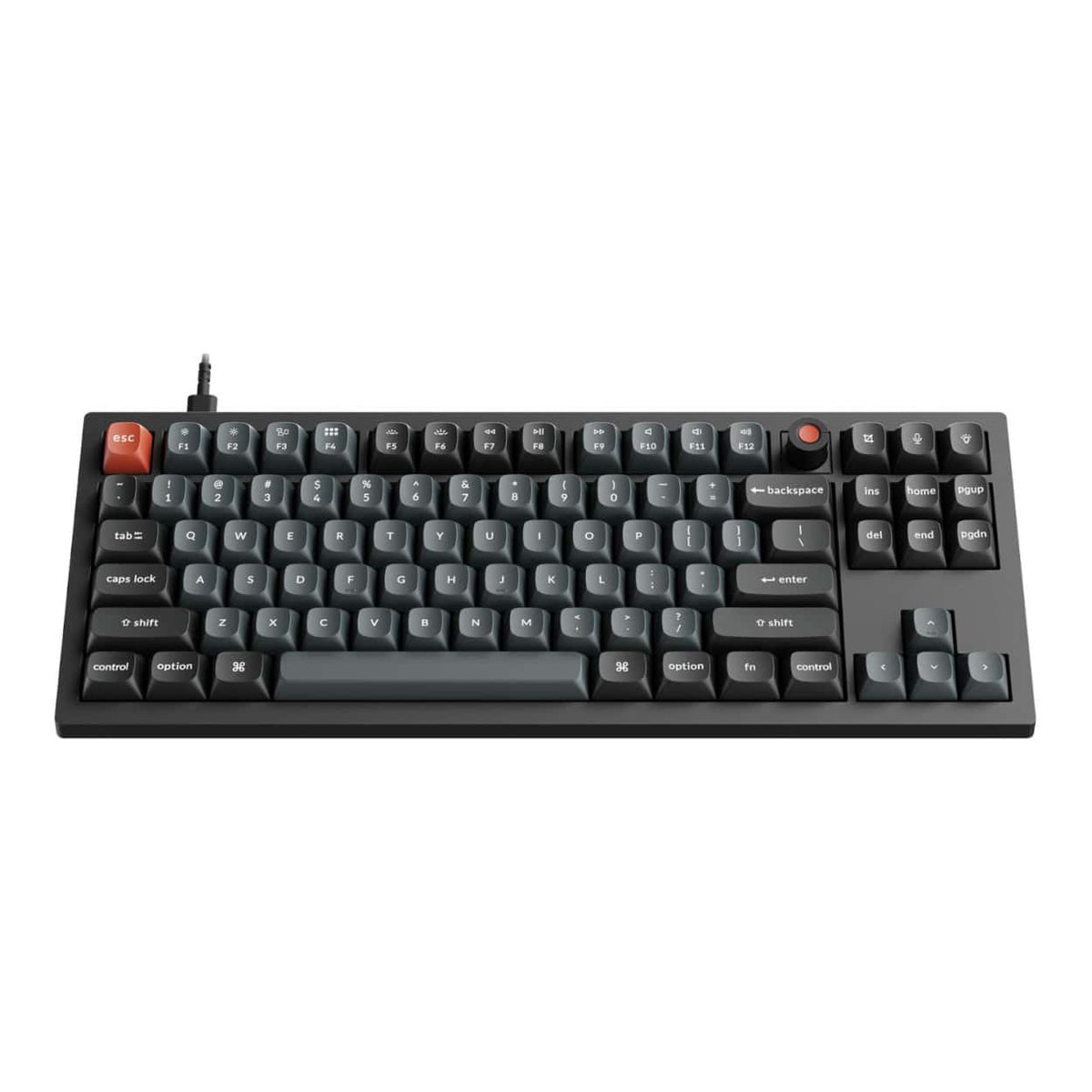 Keychron V3 Ultra 80 8K Red Switch RGB Wireless Mechanical Keyboard - Black V3U-D1